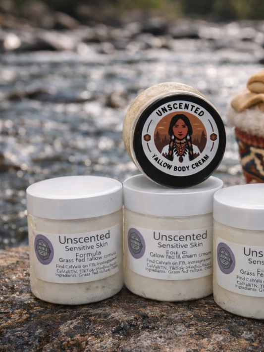 Unscented Tallow Body Cream (Sensitive Skin)