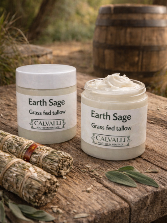 "Earth Sage" Tallow Body Cream